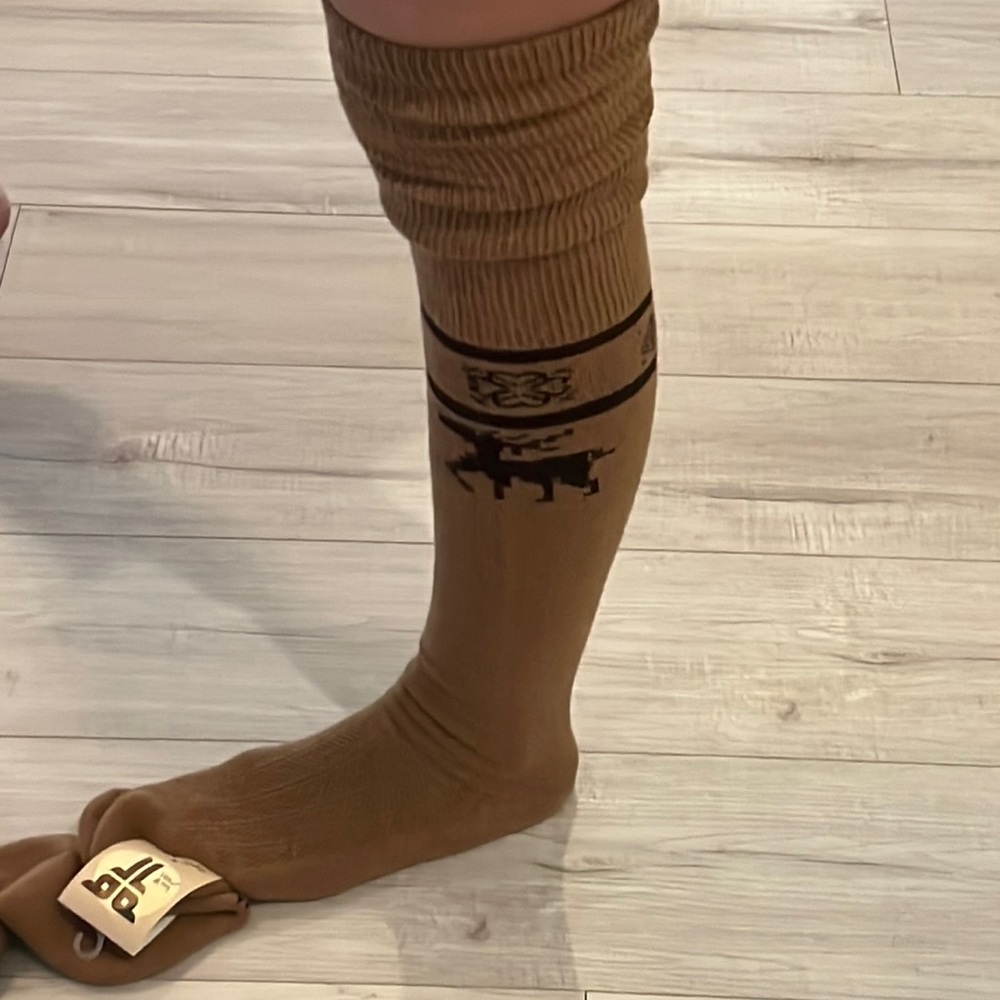 Organic 100% Sheep Wool Soft high thigh socks